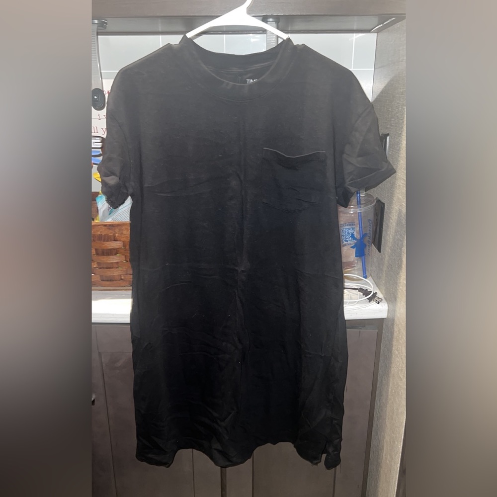 Black tee shirt dress